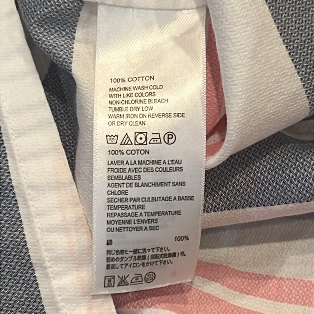 Tommy Bahama Blue and Pink Striped Dress - Picture 9 of 13
